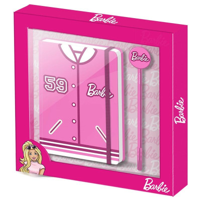 Diário + Caneta Barbie