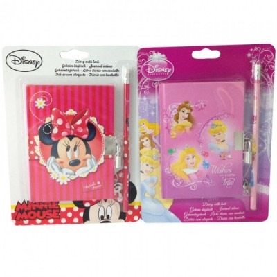 Diário Princesas Disney e Minnie Disney - sortido