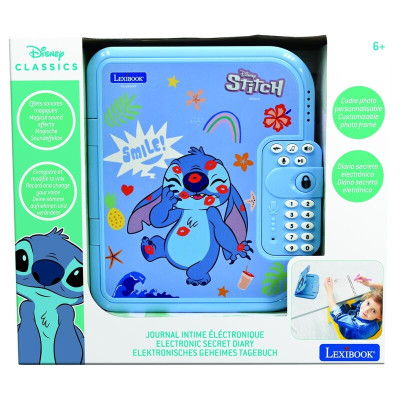 Diário Secreto Eletrónico Stitch Disney