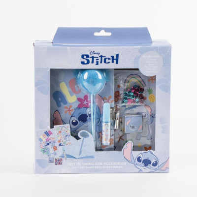 Diário Stitch com Acessórios