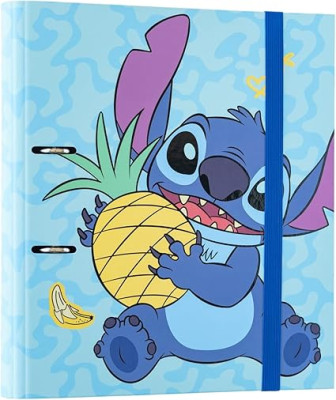 Dossier 2 Argolas A4 Stitch Tropical