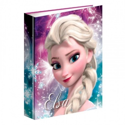 Dossier A4 argolas Elsa Frozen -  Shining