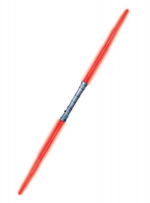 Dupla espada Laser vermelha Darth Maul