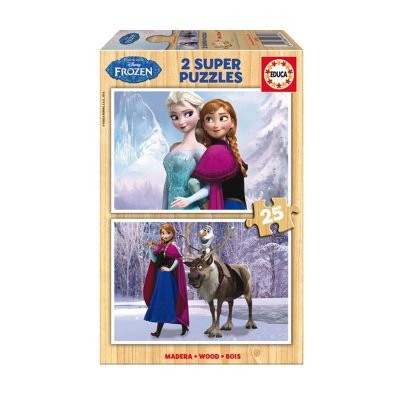 Duplo Puzzle madeira Frozen 25 peças | Loja da Criança