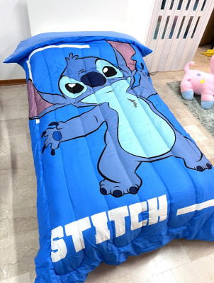 Edredão Disney Stitch Azul