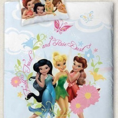 Edredon disney Fairies Sininho - Solteiro