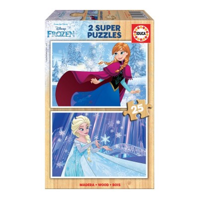 Educa - 2x Super Puzzle 25 Madeira Frozen