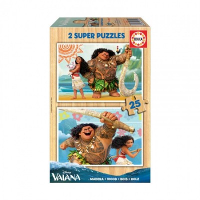 Educa - 2x Super Puzzle 25 Madeira Vaiana