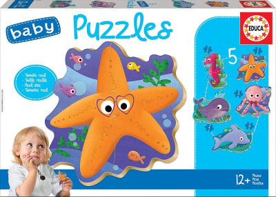 Educa Baby Puzzles Animais Marinhos