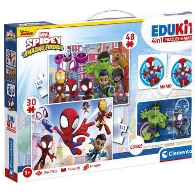 Edukit 4 em 1 Spidey and his Amazing Friends