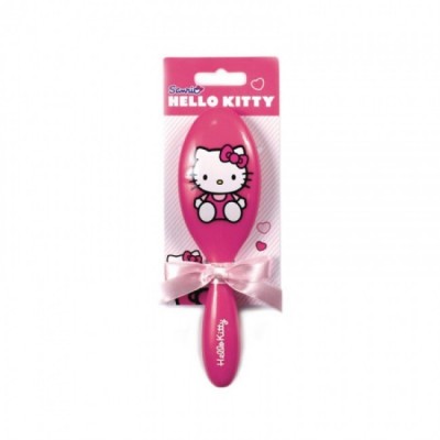 Escova Cabelo com Laço Hello Kitty