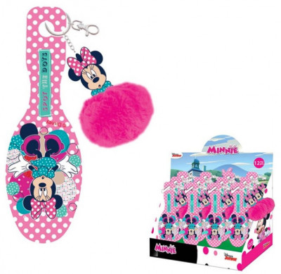 Escova Cabelo + Porta Chaves Minnie Disney