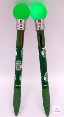 Esferografica de 2 cores e luz do Sporting
