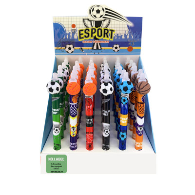 Esferográfica Futebol Auto-apagável No Label