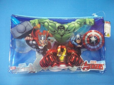 Estojo bolsa necessaire transparente Marvel Avengers