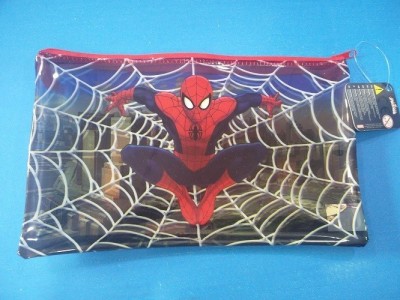 Estojo bolsa necessaire transparente Marvel Spiderman