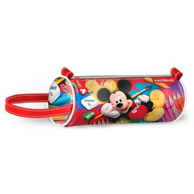 Estojo cilíndrico com pega Mickey Disney Crayons