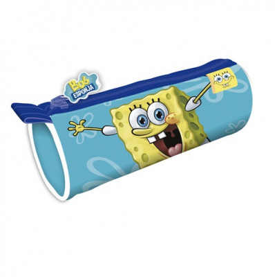 Estojo Cilíndrico Sponge Bob