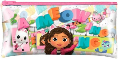 Estojo + Conjunto Papelaria Gabby´s Dollhouse Ameowzing