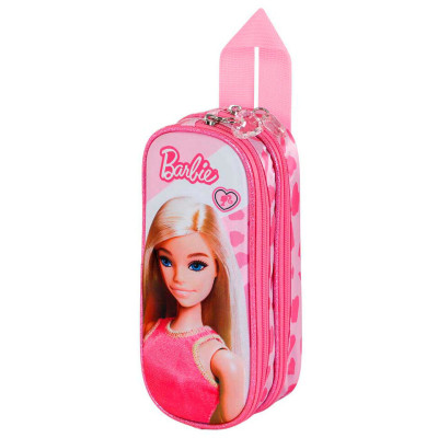 Estojo Duplo 3D Barbie Fashion