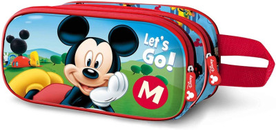 Estojo Duplo 3D Mickey Let´s Go