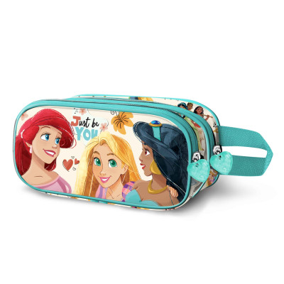 Estojo Duplo 3D Princesas Disney Just Be You