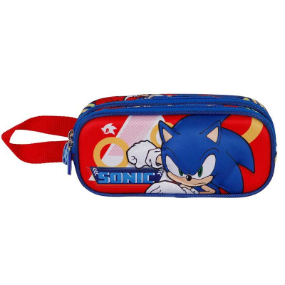 Estojo Duplo 3D Sonic Game