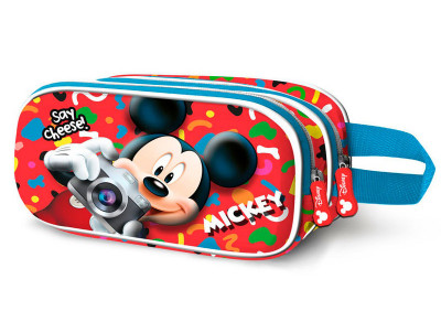 Estojo Duplo Mickey Say Cheese 3D