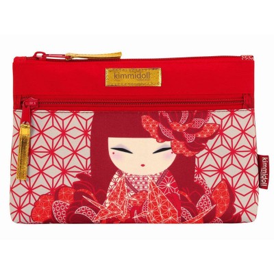 Estojo escolar 2 fechos Kimmidoll Kazuna