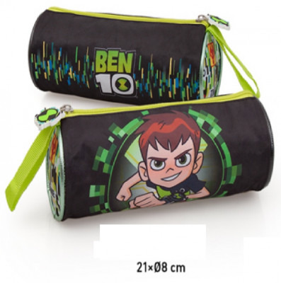 Estojo Escolar cilíndrico BEN10