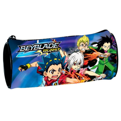 Estojo escolar cilíndrico Beyblade Burst Battle