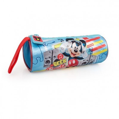 Estojo escolar circular premium Mickey Beats