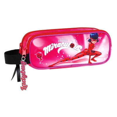 Estojo escolar duplo Ladybug - Be Miraculous