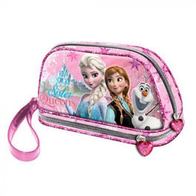 Estojo escolar Frozen Sister Queen Pink