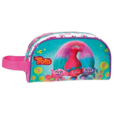 Estojo escolar necessaire Trolls  Friends