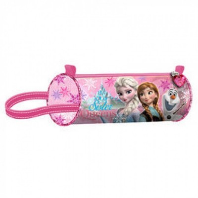 Estojo escolar redondo Frozen Sister Queen Pink