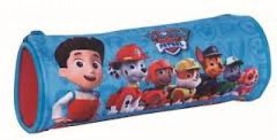 Estojo escolar redondo patrulha pata