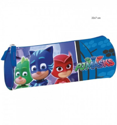 Estojo escolar redondo Pj Masks Night