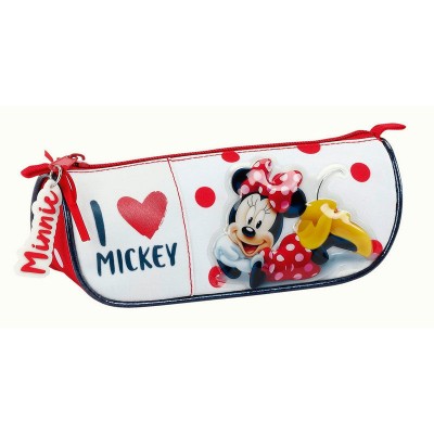 Estojo escolar triangular Disney Minnie I Love Mickey