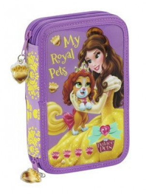 Estojo Plumier Disney Princesas Pets