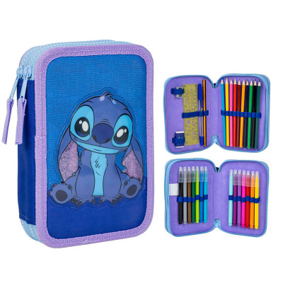 Estojo Plumier Duplo Stitch Disney