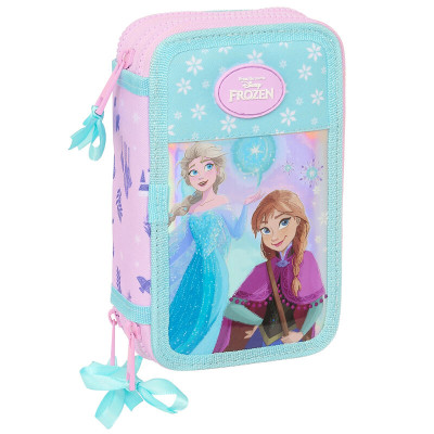 Estojo Plumier triplo 36 peças Frozen 2 Cool Days