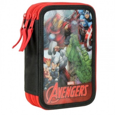 Estojo plumier triplo avengers 3D giotto