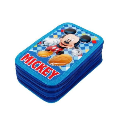 Estojo Plumier triplo Mickey Color Diamond