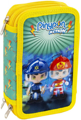 Estojo Plumier Triplo Pinypon Action