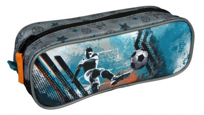 Estojo Retangular Futebol