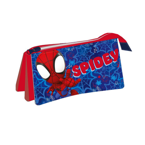 Estojo Triplo 22cm Homem-aranha Marvel