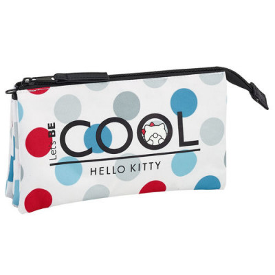 Estojo Triplo Hello Kitty Cool