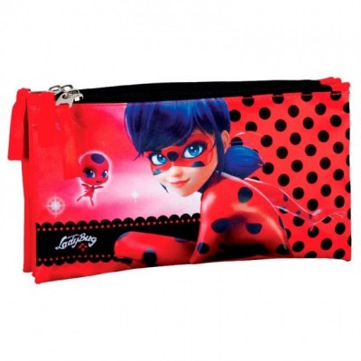 Estojo triplo Ladybug - Chique