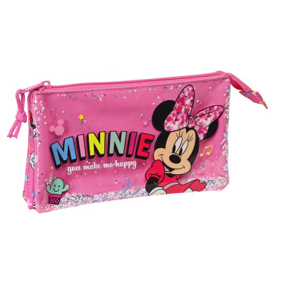 Estojo Triplo Minnie Lucky